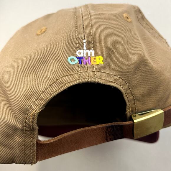 I Am Other Hat Cap Strapback Tan Same Is Lame Uniqlo Pharrell 5 Panel Adjustable - Picture 5 of 8